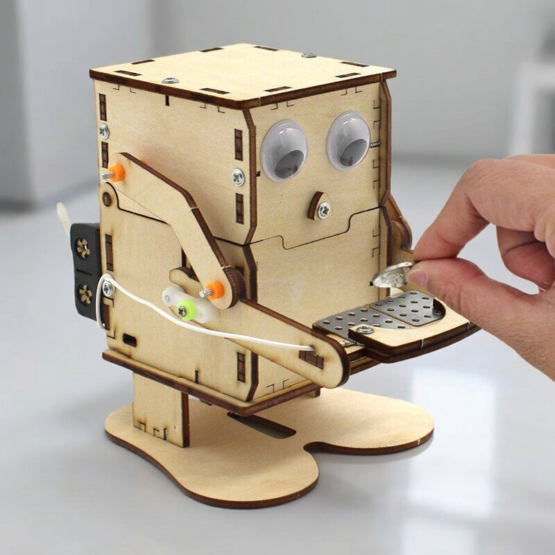 Stem Robotics Kit - Kit Educativo STEM: Robot in Legno