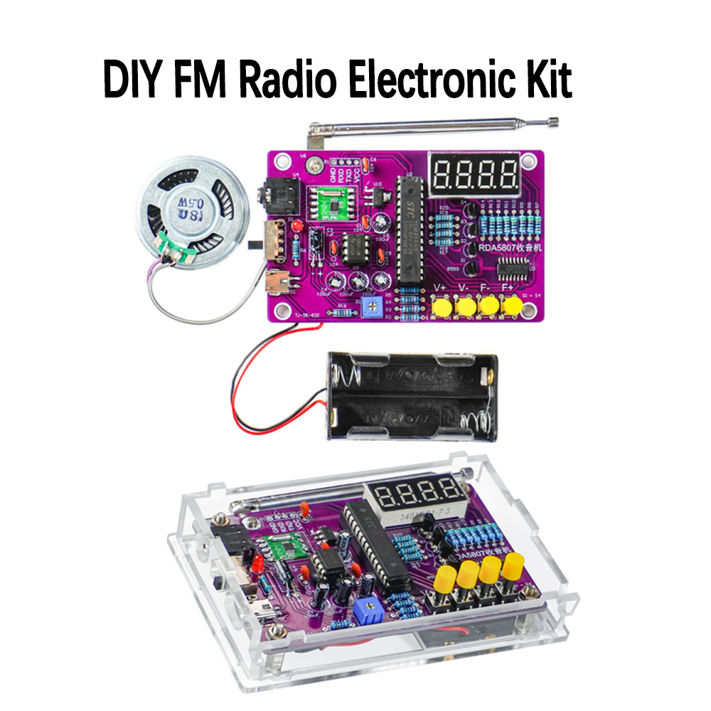 Electronics Project Kit - Kit Radio FM Fai-da-Te 87-108MHz con