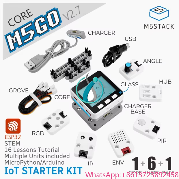 Iot Kit Beginner - nuovo prodotto Starter Kit ufficiale M5Stack