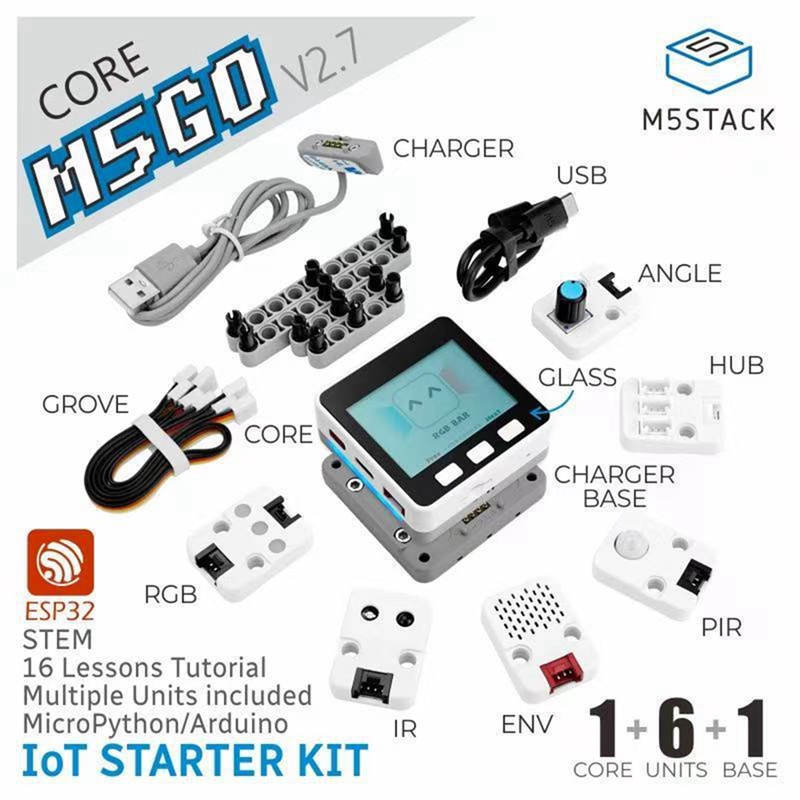 Kit IoT M5GO V2.7 per Principi - Iot Kit Beginner recensione e prezzo